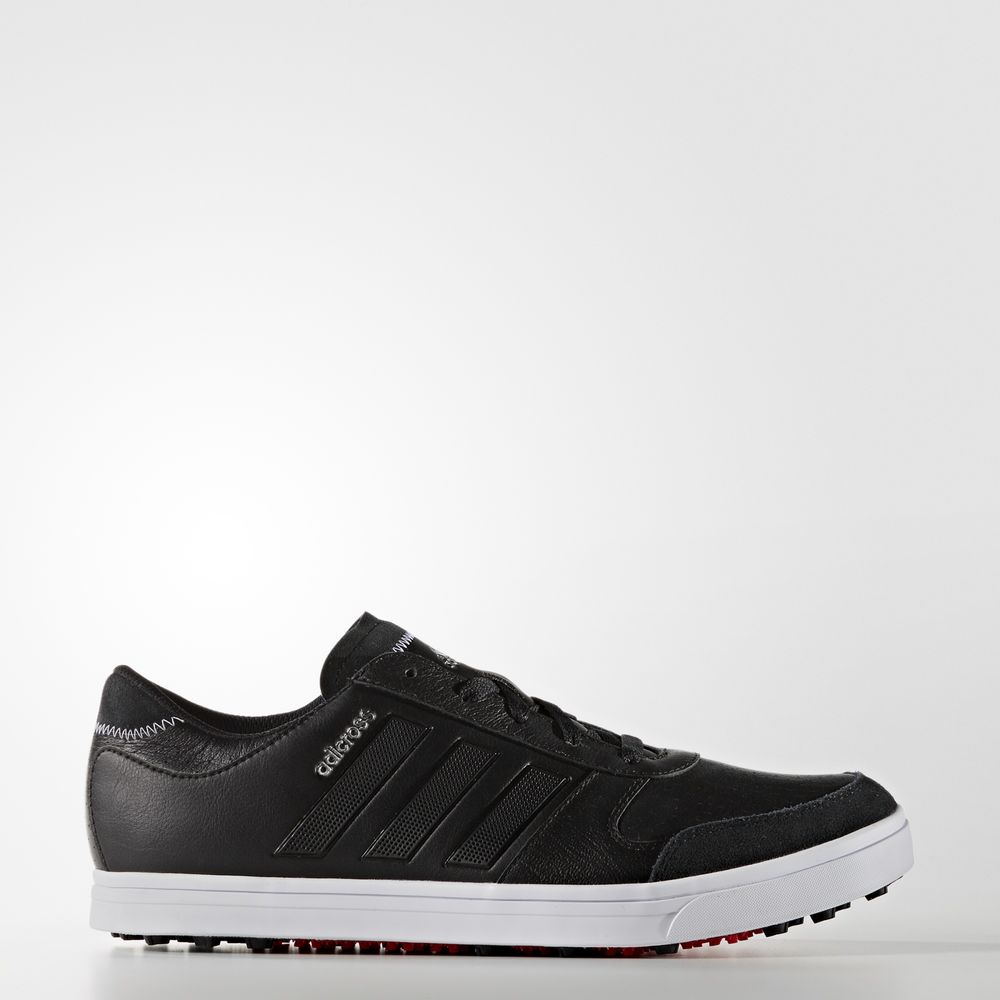 Adidas Adicross Gripmore 2.0 - παπουτσια γκολφ ανδρικα - Μαυρα/Κοκκινα,Μέγεθος: EU 36 – 54 2/3 (286V